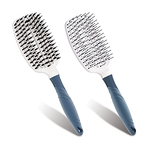 Detangling Paddle Brush Set - No Tangle Hair Brush for Kids, Men, and Women Γ’β¬β Shine Brush Promotes Hair Growth and Eliminates Breakage - Pain-Free Natural Boar Bristle Hair Brush for Kids, Women, and Detangling Paddle Brush Set - No Tangle Hair Brush for Kids, Men, and Women Γ’β¬β Shine Brush Promotes Hair Growth and Eliminates Breakage - Pain-Free Natural Boar Bristle Hair Brush for Kids, Women, and