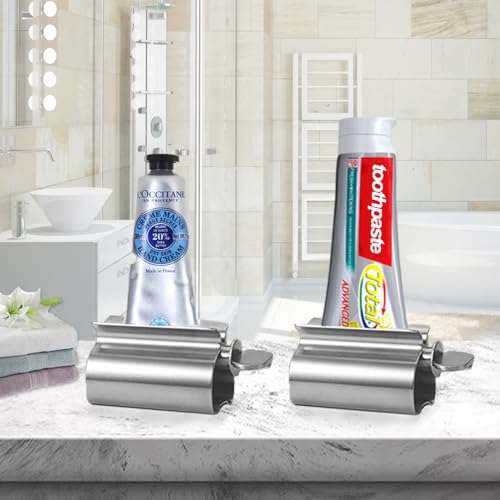 toothpaste squeezer - metal tube squeezer stainless steel tube wringer udqyq toothpaste seat holder stand silver