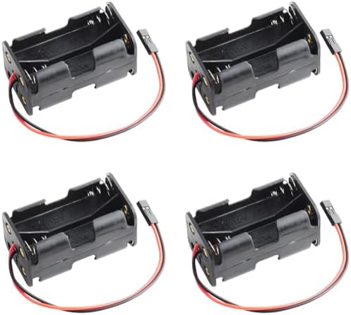 4 Cell 6V AA Battery Holder Case Box for 9g Micro Servo Tester