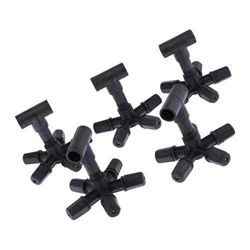 FLAMEER 5x Farm Water Spray Nozzle Cooling Irrigation For Poultry Garden - 5 Head