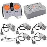 Contenu: Le kit Power Functions comprend : 2 moteurs L, 2 moteurs M, 1 servomoteur, 1 boîtier à piles, 1 télécommande et 1 rallonge. Remarque : Ce produit ne comprend pas de batterie d'alimentation et doit être acheté séparément