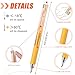 miikoul 36 Colors Erasable Gel Pens, 0.7mm Fine Point Retractable Colored Pens Make Mistakes Disappear Smooth Writing Erasable Pens Multicolor Inks for Drawing Writing Coloring Office School Supplies