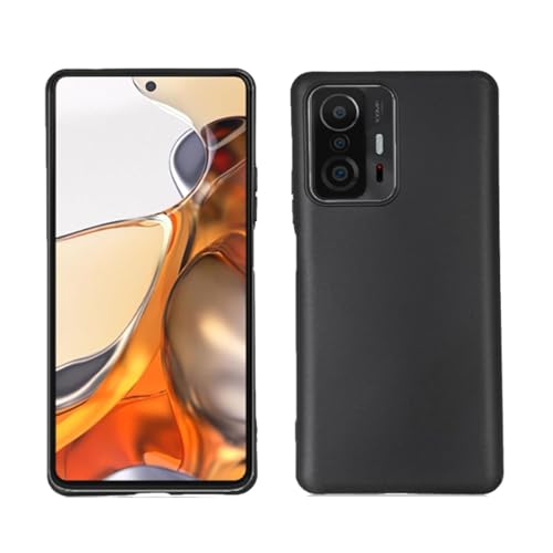 �Ή� Xiaomi Mi 11T �P�[�X �}�b�g�u���b�N �_�� �J�o�[ ���^ TPU �ی� �\�t�g �y�� �����h�~ �Ռ��z�� �ϏՌ� �C�菝�h�~ �V���I�~ Mi 11T Pro �P�[�X �}�b�g���� �X�}�z�J�o�[ ����