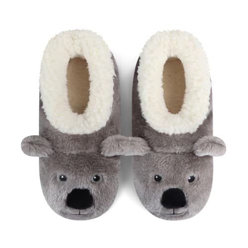 Image of Snoozies Barnyard Animal Slipper Socks for Women