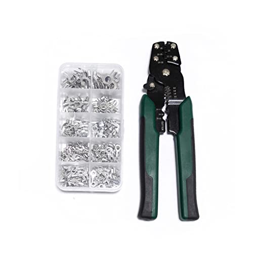 Allayu Pinzas de crimpado de diseño automático de abrazadera pequeña, accesorios de crimpado, alicates para cables, Pinza+Terminal Cover