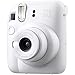 FUJIFILM INSTAX Mini 12 Instant Film Camera | Clay White Bundled with INSTAX Mini Instant Film |40 Exposures + Instax Accessory Bundle + AA Batteries + Cleaning Cloth (10 Items)