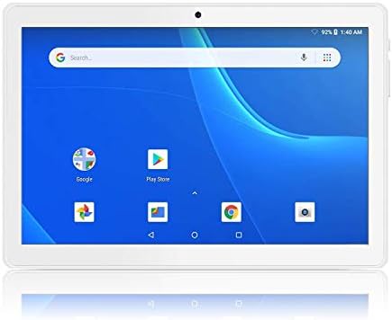 Android Tablet 10 Inch, 5G WiFi Tablet, 16 GB Storage, Google Certified, Android 8.1 Go, Dual Camera, Bluetooth, GPS – Silver