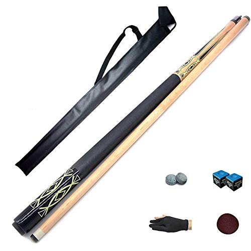 Taco de billar 3/4 Snooker 145 cm punta 13 mm miniatura 1
