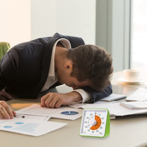 Ngteco Visual Timer, 60-Minute Countdown Timer For Kids, Toddler, Autism, Adhd Or Adults - Visual Time Management Tool For Classroom, Kitchen, Cooking, Office (Batteries Included Green) #TOP6