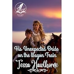 His Unexpected Bride on the Wagon Train Audiolibro Por Tessa Hawthorne arte de portada
