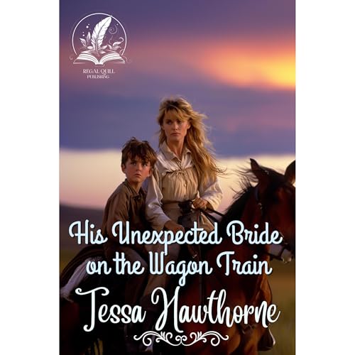 His Unexpected Bride on the Wagon Train Audiolibro Por Tessa Hawthorne arte de portada