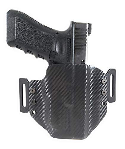 Tru-Fit Tactical OWB Kydex Gun Holster (Carbon Black) for OLIGHT PL-Mini 2 Available