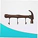 HOOTNEE Sturdy Metal Hammer Hook Industrial Decor for Bar Wall Key Holder Coat Rack Hooks Space Saving Easy to Install