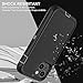 YKHJKLEC iPhone 13/14 Military Grade Case, 3 in 1 Heavy Duty Shockproof/Drop Proof/Dust Proof With 2Pcs Tempered Glass Screen Protector (Black/Grey)