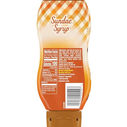 Sundae Syrup Ice Cream Topping Variety Bundle, Caramel, Butterscotch & Chocolate 20 Oz, (3 pack), Litezout