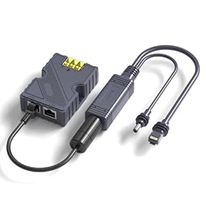 EDUP Starlink Mini PoE Injector & Splitter, 150 W Power GigE met Surge en ESD bescherming, high-speed netwerk voor Starlink Dishy Mini, ideale Starlink Ethernet-adapter Starlink Satelliet Internet Kit