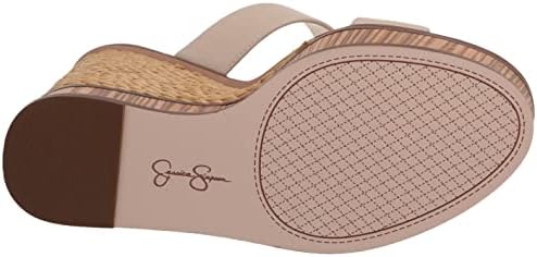 Jessica Simpson Women's Hendrya Wedge Sandal, Chalk, 10 | Image 3