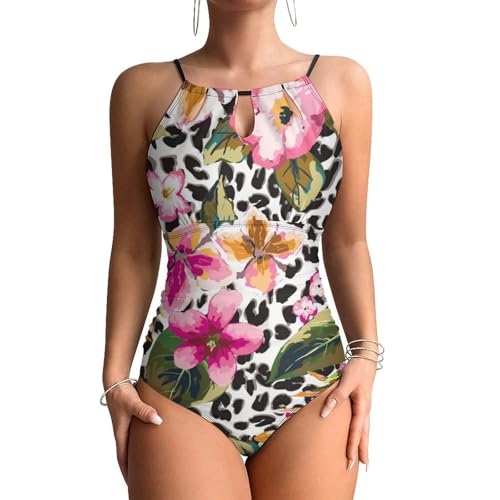 Monokini beachwear haut de gamme avec doublure sculptante et imprimés vibrants