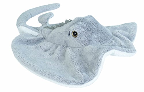 Wild Republic Atlantic Ray Plush, Stuffed Animal, Plush Toy, Gifts for Kids, Sea Critters 11 Inches