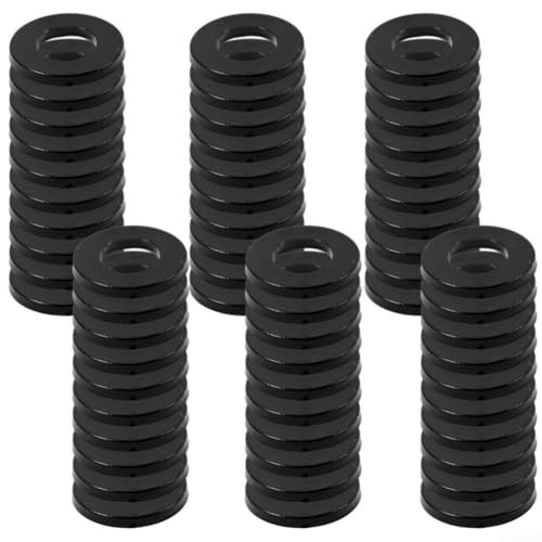 Jonikuper Rondelle per cerniere in plastica, confezione da 60, 15 mm x 10 mm, 0,5 mm e 1,2 mm di spessore, per la regolazione della porta interna e la riduzione del rumore