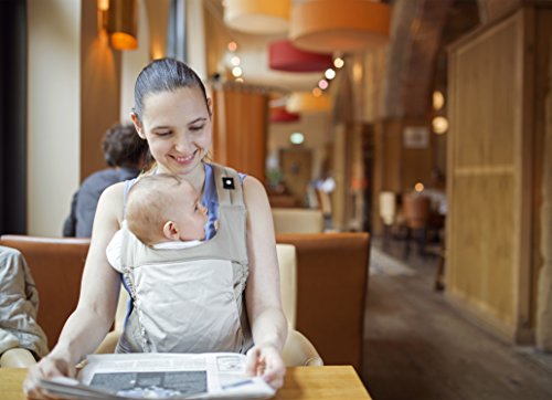 AMAZONAS Ergonomische babydrager Smart Carrier zand met capuchon voor pasgeborenen en peuters meegroeiend vanaf 0 - 3… - Image 4