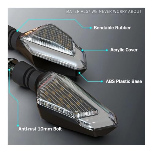 Clignotants LED pour moto Shadow et VTX 125 - 3