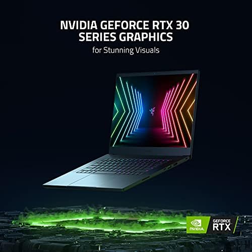 Razer Blade 15 Advanced - 15.6 Inch Gaming Laptop with 165Hz QHD Display (Intel Core i7-11800H, NVIDIA RTX 3070, 16 GB RAM, 1 TB SSD, Chroma RGB, Windows 11) UK Layout | Black
