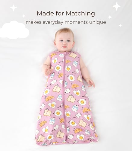 Image of Baby Sleep Sack Soft Wearable Blanket 2-Way Zipper Sleeping Bag for Girls Boys 0-3T, Viscose Made from Bamboo