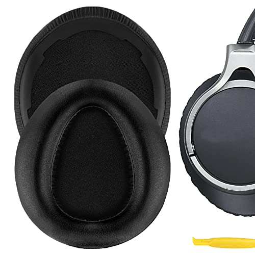 Almohadillas de repuesto Geekria para auriculares MDR-10RBT, MDR-10RNC, MDR-10R, cojines para orejeras, piezas de reparación (Negro) miniatura 1
