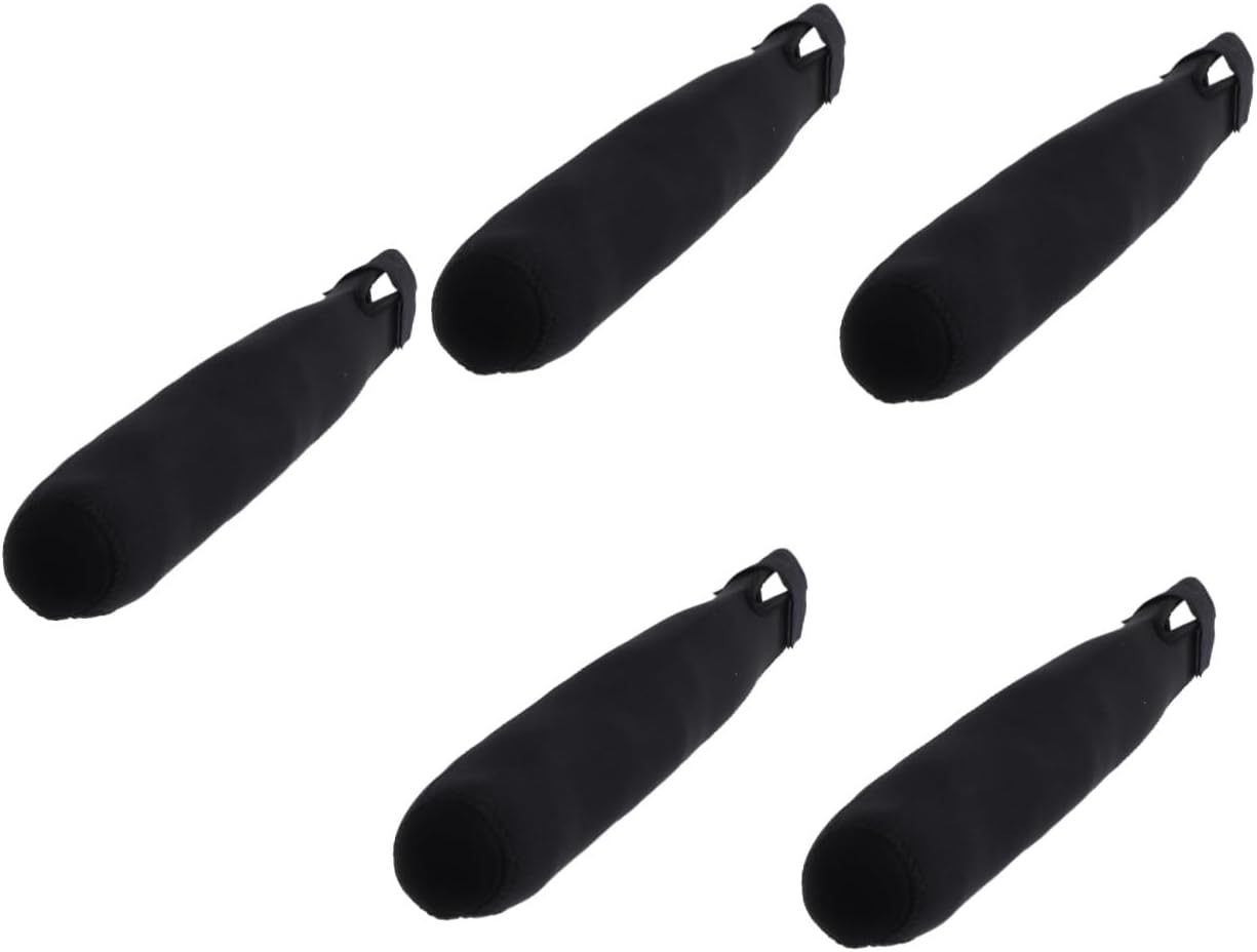 BESPORTBLE 5pcs Neoprene Protective Baseball Bat Sleeve Cover Elastic Bat Protector for Softball Golf Fits for Sports Practice Storage