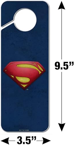 Vista 6 de The Flash Supergirl Logo Plastic Door Knob Hanger Sign - Imagen