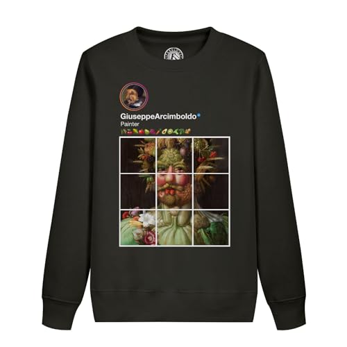 Sweatshirt enfant Arcimboldo et réseaux sociaux imprimé art