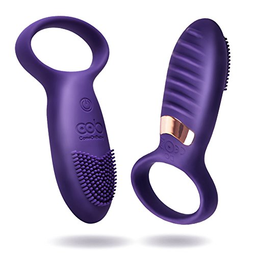 Cob Vibrating Cock Ring Silicone Penis Ring 10-Speed Rechargeable Vibrator