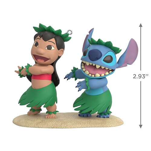 Image of Hallmark Keepsake Disney Hanging Ornament - Lilo & Stitch Dancing Design