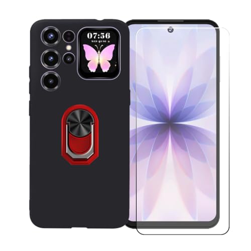 GYDQQKJ�����O�o�b�N���g�ѓd�b�z���_�[�ی�J�o�[ �p�� Oukitel C68 Plus�i7.20�C���`�j�A�\�t�g�V���R�[��TPU�\�t�g�P�[�X�o���p�[�V�F���v���~�A���ی�P�[�X���J�o�[ +[1�����וی�t�B���������h�~�X�N���[���ی�t�B����]�i�Ԃ�