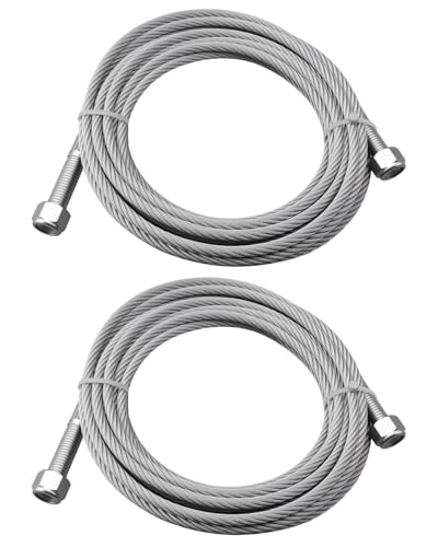 Equalizer Cables Fit for Rotary Lift Model SPO10 Replace N372/BH7529-86, Silver