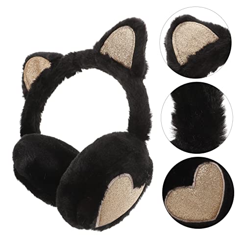 NOLITOY Cat Ears Earmuffs Warmer Earmuff for Ear Warming Winter Ear Muffs for Men Ear Puff Ear Covers for Cold2