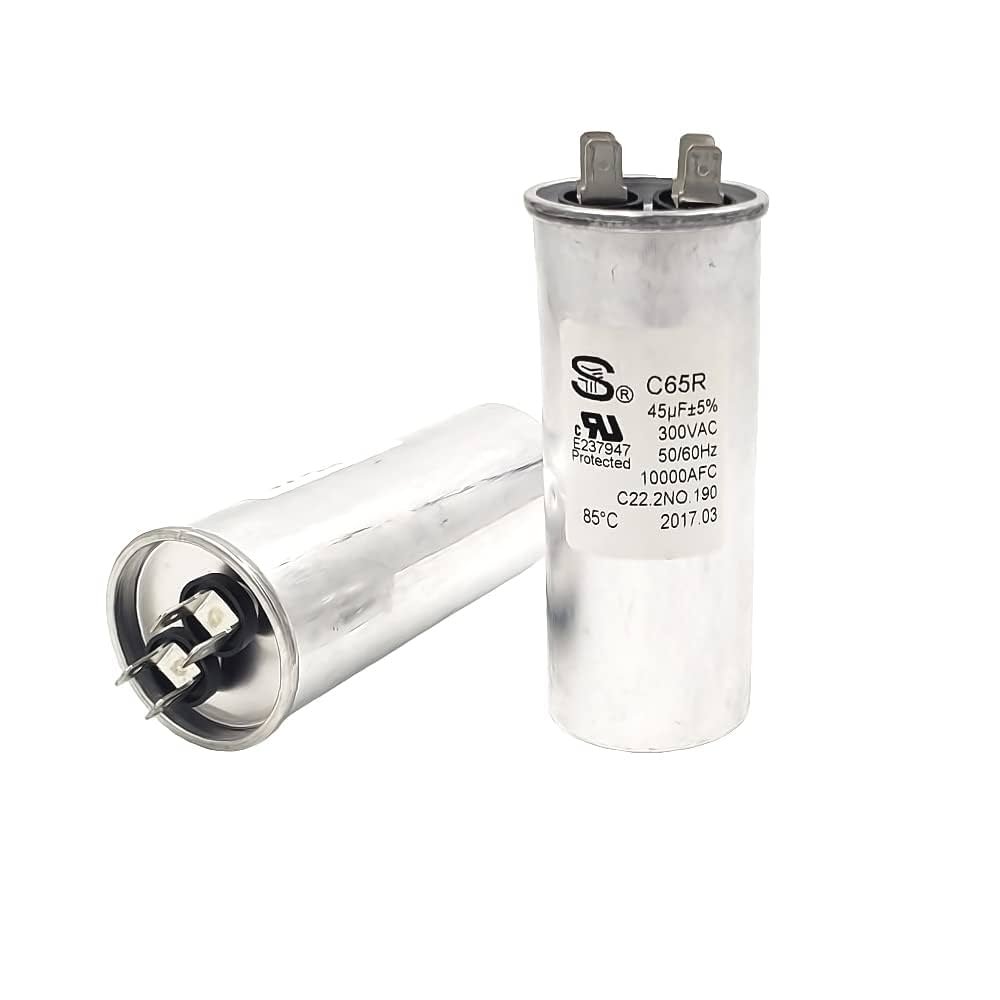 QXParts C65R Capacitor 45 uF ±5% 300VAC 45 MFD 50/60 Hz