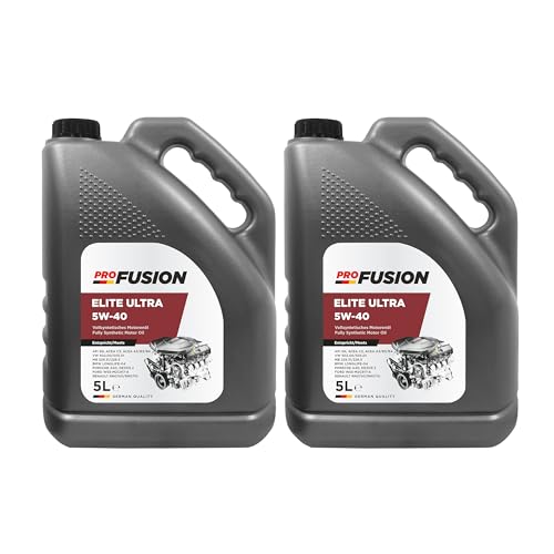ProFusion Aceite para Motores Gasolina y Diésel 5W-40 C3 – Lubricante Sintético para Coche – Pack de 2 x 5L = 10L