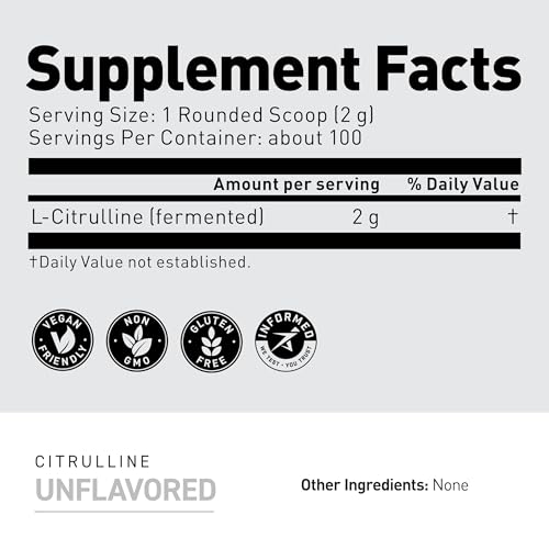 Image of Kaged L-Citrulline Powder | Unflavored | Enhanced Pumps | Improve Muscle Vascularity | Nitric Oxide Booster | Supplements for Men & Women | 100 Servings