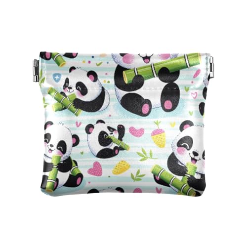 Cute Animals Coin Purse Leather Pouch Change Purse, Squeeze Coin Pouch for Cards, Keys & Lipsticks, Unisex