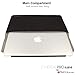 TECHGEAR Ultra Slim [Tweed Effect] Laptop Envelope Sleeve Case Cover with Pocket fits MacBook Air/Pro 13 Inch, Microsoft Surface Pro X/7/6/5 & other Tablets, Notebooks of similar size [ONYX]