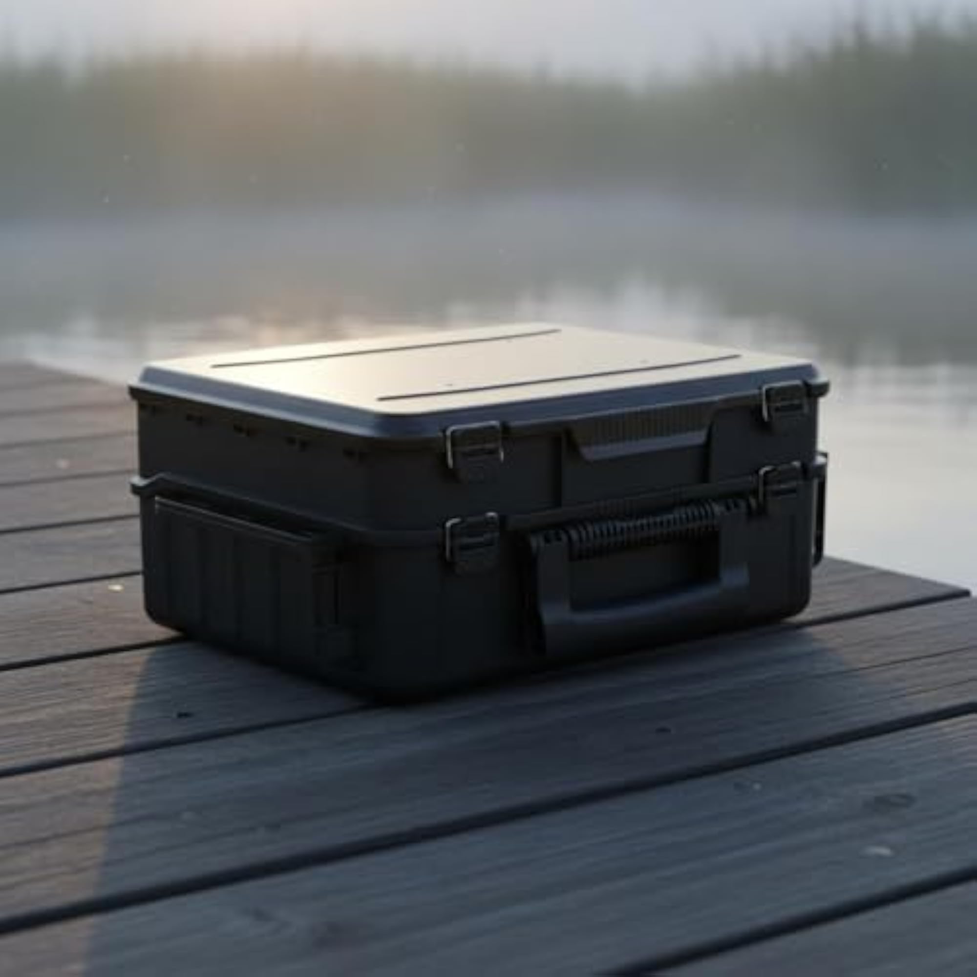 Double Layer Lure Box with Adjustable Dividers