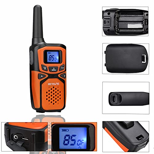 Retevis RA615 Walkie Talkie, PMR446 LPD Licentievrij, 85 Kanalen, VOX 10 Oproeptonen,LCD-Ccherm met… - Image 6