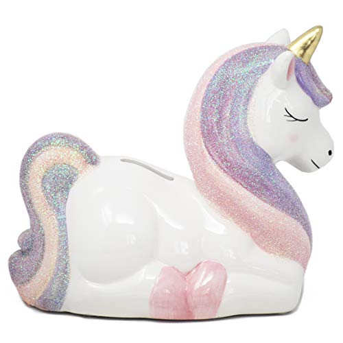 Hapinest Ceramic Unicorn Piggy Bank Gifts For Girls #TOP1