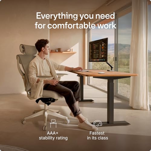 Electric standing desk adjustable