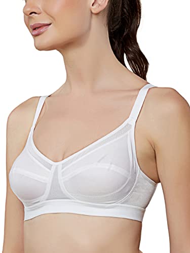 Image of Triumph International Women's Non Padded | Wireless | 20I542 Triaction Full-Coverage Sports Bra with Adjustable Straps | Pack of 1