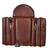 Grupera de piel con protección de concha | Color Coñac | Equipamiento para el caballo | Producto de Guarnicionería | Tradición artesana | Los Nietos