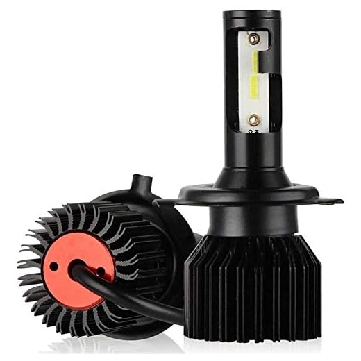 Bil Universal LED strålkastare, H4 Automotive Fog glödlampor CSP Lights IP67 Vattentät 2st Bil Strålkastare huvud belysning Bulb DC 9-32V Lätt att använda snabbt och enkelt att installera 12.23