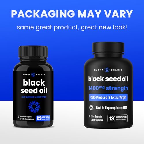 NutraChamps Organic Black Seed Oil Softgels